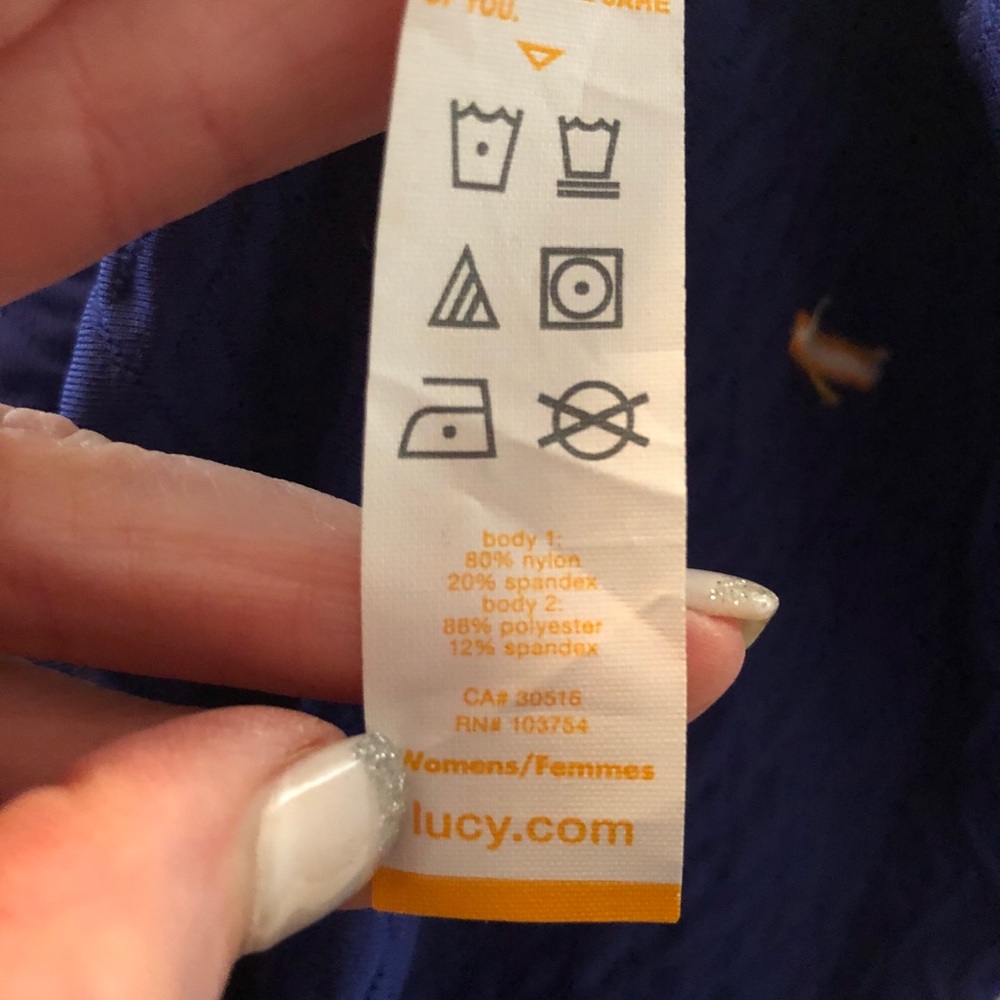 LUCY LEAN LOOK SATINY SOFT PULLOVER FUNNEL NECK W/THUMBHOLES - Picture 12 of 12